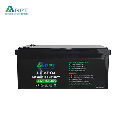 গুণ 12.8V 400Ah LiFePO4 লিড এসিড প্রতিস্থাপন 8000 চক্র লিথিয়াম ক্যাম্পার ব্যাটারি কারখানা